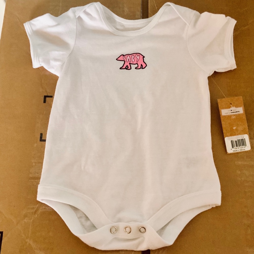 “Baby” bear onesie
